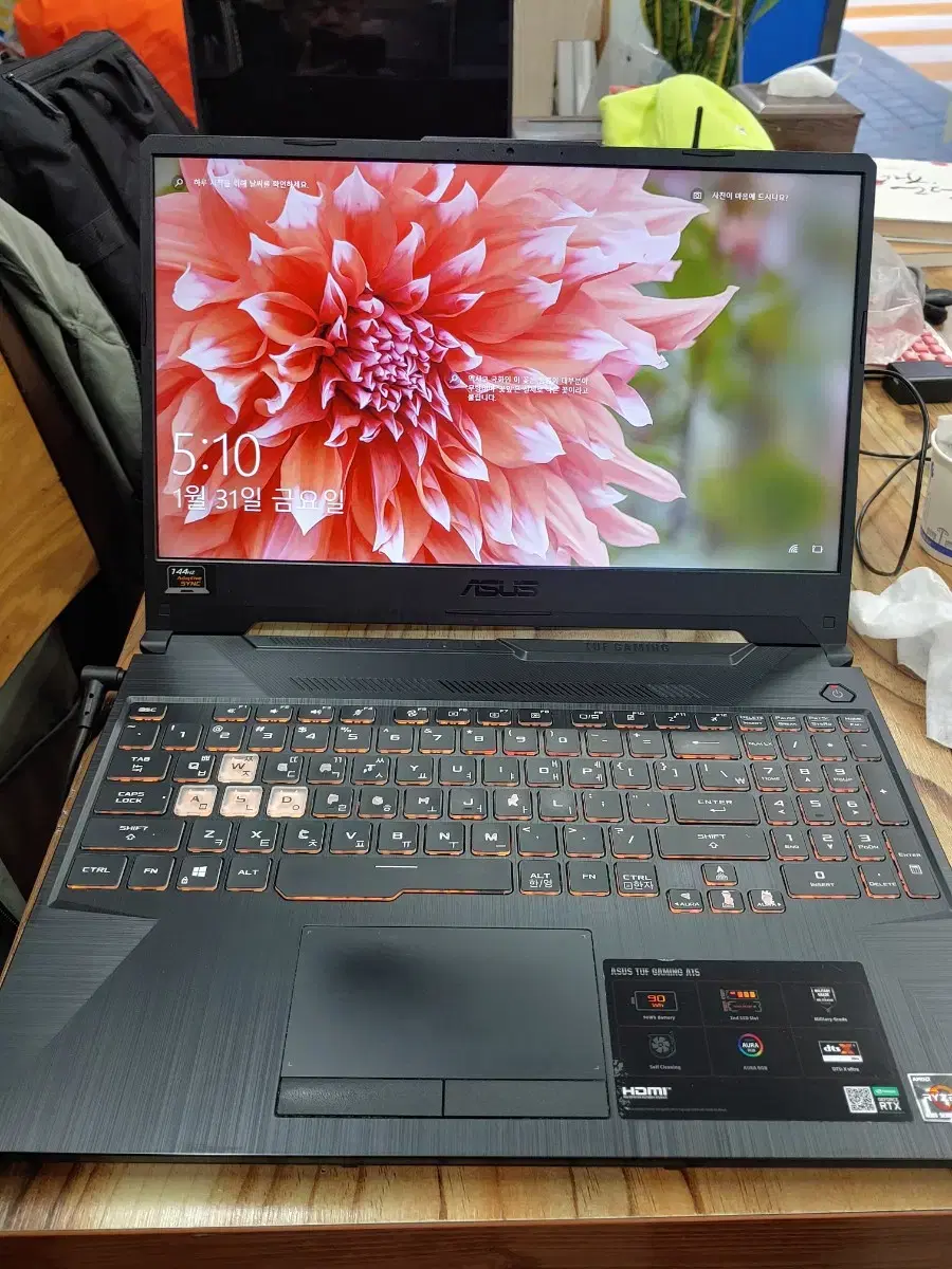 아수스 게이밍노트북(asus tuf gaming a15)